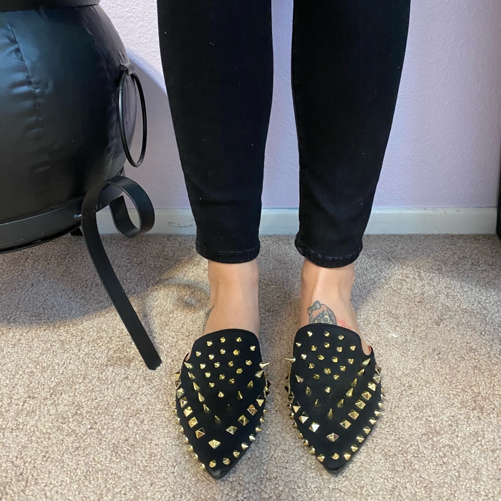 Dolls Kill Studded Mules